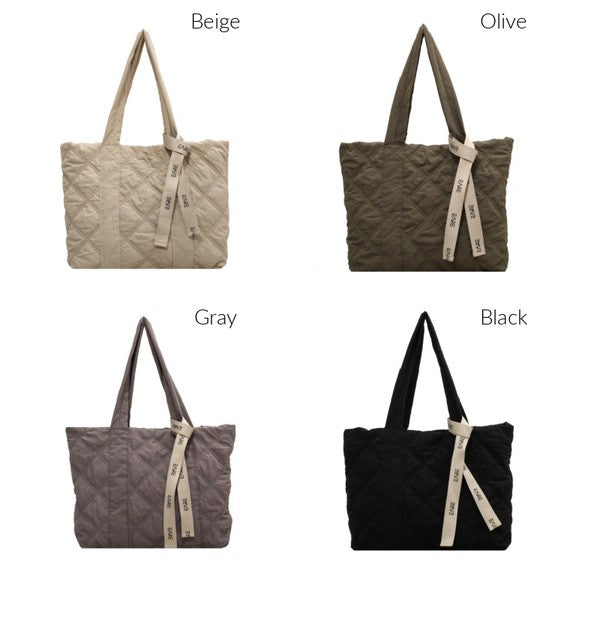 Quilted Tote, Various