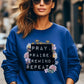 Religious Pray Praise Rewind Repeat Sweatshirt