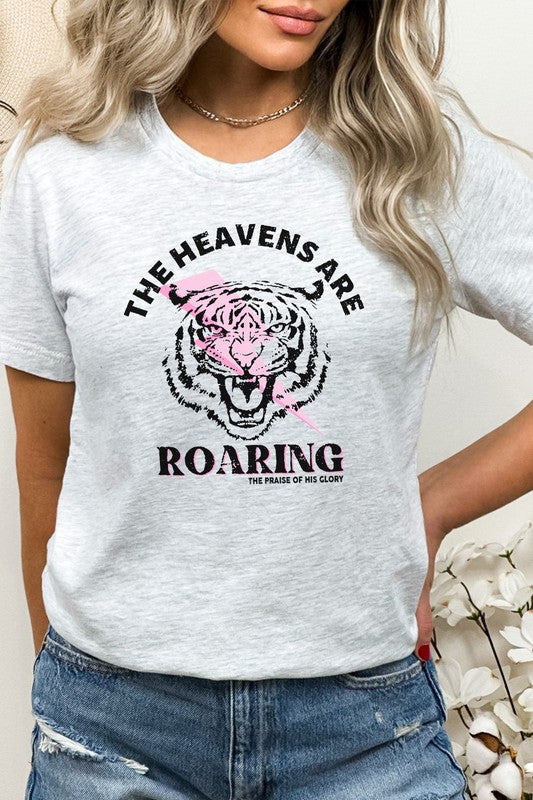 The Heavens Are Roaring His Glory Graphic Tee