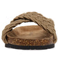 Braided Slip-on Sandal with Braided Straps in Taupe $5