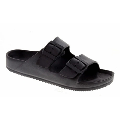 Black Sandal Slides $5