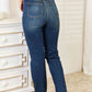 Judy Blue Elastic Waistband Slim Bootcut Jeans