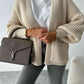 Open Front Dropped Shoulder Cardigan, Various