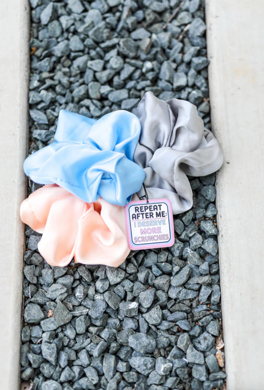 Repeat After Me Scrunchie Set $3