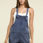 Washed Knot Strap Romper