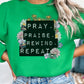 Religious Pray Praise Rewind Repeat Sweatshirt