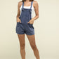 Washed Knot Strap Romper