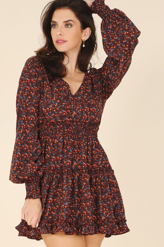 Ditsy floral dress