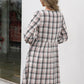 Plaid Round Neck Dress