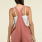 Washed Knot Strap Romper